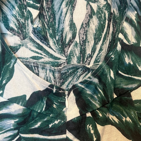 Who What Wear Tropical Plant Jumpsuit XXL - Picture 7 of 8